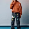 Gerade geschnittene Jeans Gerade geschnittene Jeans