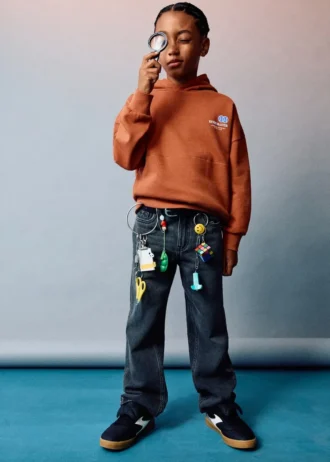 Bedrucktes Sweatshirt aus Baumwolle