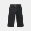 Gerade geschnittene Jeans mit Herzen