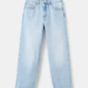 Gerade geschnittene Jeans mit mittlerer Leibhöhe Gerade geschnittene Jeans mit mittlerer Leibhöhe