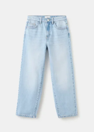 Gerade geschnittene Jeans mit mittlerer Leibhöhe