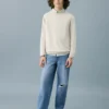 Gerade geschnittene Jeans mit mittlerer Leibhöhe Gerade geschnittene Jeans mit mittlerer Leibhöhe
