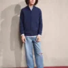 Gerade geschnittene Jeans mit mittlerer Leibhöhe Gerade geschnittene Jeans mit mittlerer Leibhöhe