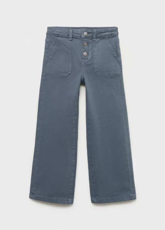 Gerade geschnittene Jeans mit Taschen Gerade geschnittene Jeans mit Taschen