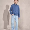 Gerade geschnittene Jeans mit Umschlag Gerade geschnittene Jeans mit Umschlag