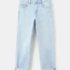 Gerade geschnittene Jeans mit Umschlag Gerade geschnittene Jeans mit Umschlag