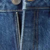 Gerade geschnittene Jeans mit Umschlag Gerade geschnittene Jeans mit Umschlag