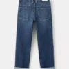Gerade geschnittene Jeans mit Umschlag Gerade geschnittene Jeans mit Umschlag