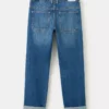 Gerade geschnittene Jeans mit Umschlag Gerade geschnittene Jeans mit Umschlag