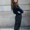 Gerade geschnittene Jeans mit Umschlag Gerade geschnittene Jeans mit Umschlag