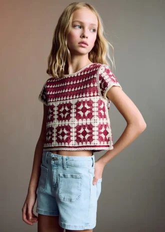Gerade geschnittene Jeansshorts Gerade geschnittene Jeansshorts