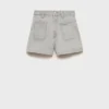 Gerade geschnittene Jeansshorts Gerade geschnittene Jeansshorts