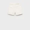 Gerade geschnittene Jeansshorts Gerade geschnittene Jeansshorts