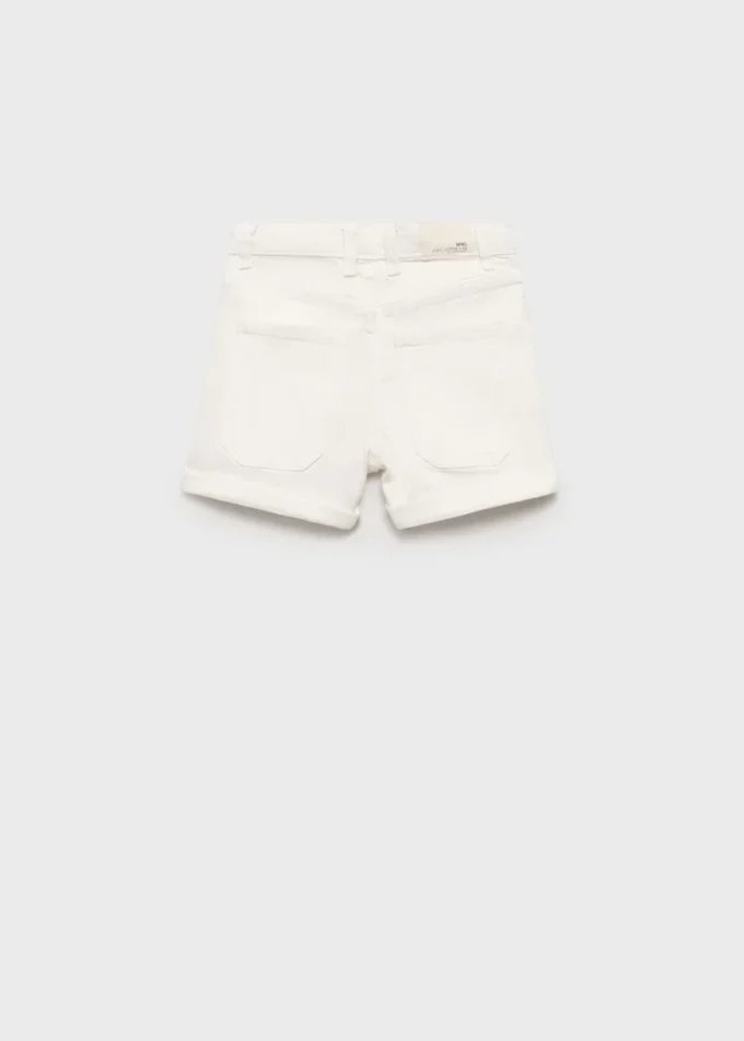 Gerade geschnittene Jeansshorts Gerade geschnittene Jeansshorts