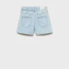 Gerade geschnittene Jeansshorts Gerade geschnittene Jeansshorts