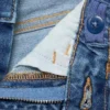 Gerade geschnittene Jeansshorts Gerade geschnittene Jeansshorts