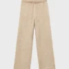 Gerade geschnittene Strickhose Gerade geschnittene Strickhose
