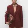 Gerade geschnittener Anzugblazer Gerade geschnittener Anzugblazer