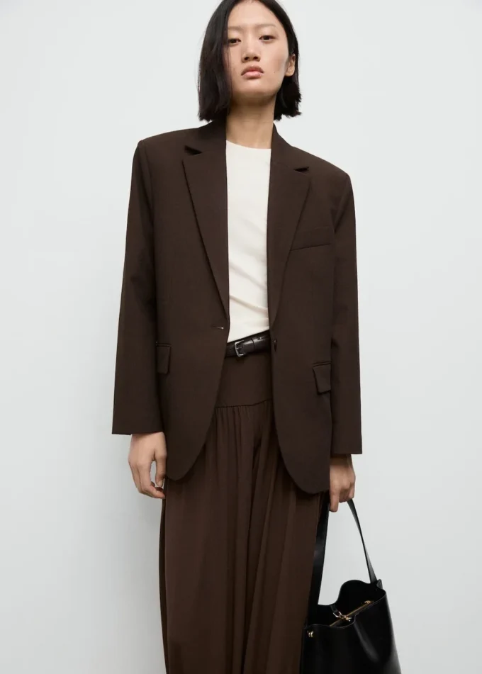 Gerade geschnittener Anzugblazer Gerade geschnittener Anzugblazer