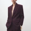 Gerade geschnittener Anzugblazer Gerade geschnittener Anzugblazer