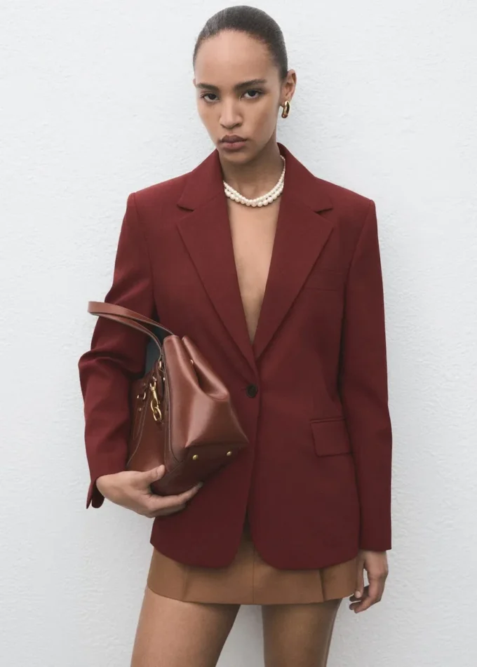 Gerade geschnittener Anzugblazer Gerade geschnittener Anzugblazer
