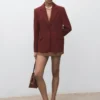Gerade geschnittener Anzugblazer Gerade geschnittener Anzugblazer