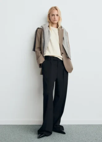 Gerader Blazer mit Pattentaschen