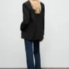 Gerader Blazer mit Pattentaschen Gerader Blazer mit Pattentaschen