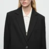 Gerader Blazer mit Pattentaschen Gerader Blazer mit Pattentaschen