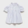 Geraffte gestreifte Bluse Geraffte gestreifte Bluse