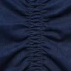 Gerafftes Baumwoll-T-Shirt Gerafftes Baumwoll-T-Shirt