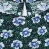 Gerafftes Blumenkleid