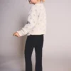 Gerippte, ausgestellte Leggings