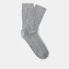 Gerippte Baumwollsocken Gerippte Baumwollsocken