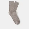 Gerippte Baumwollsocken Gerippte Baumwollsocken