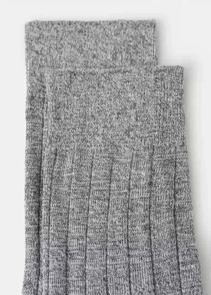 Gerippte Baumwollsocken Gerippte Baumwollsocken