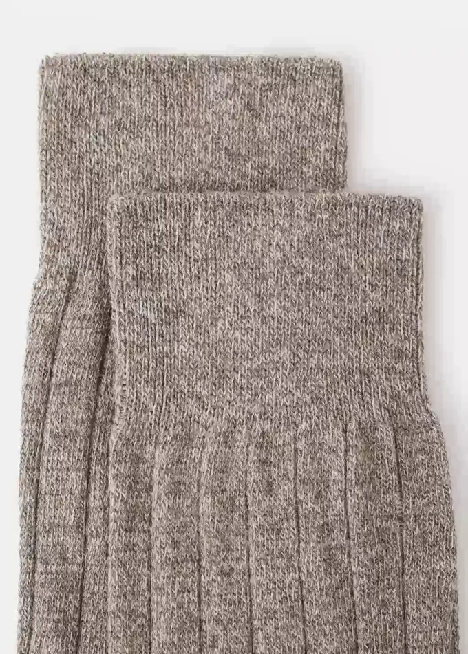 Gerippte Baumwollsocken Gerippte Baumwollsocken