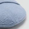 Gerippte Lurex-Mütze