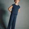 Gerippte Strickhose Gerippte Strickhose