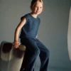 Gerippte Strickhose Gerippte Strickhose