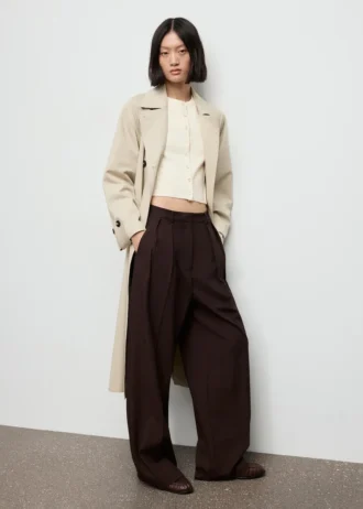 Gerippte Strickjacke