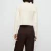 Gerippte Strickjacke Gerippte Strickjacke