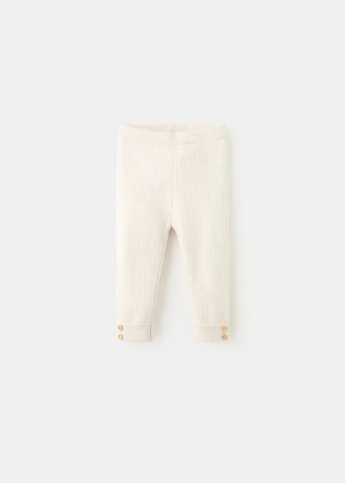 Gerippte Strickleggings Gerippte Strickleggings