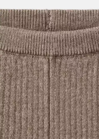 Gerippte Strickleggings