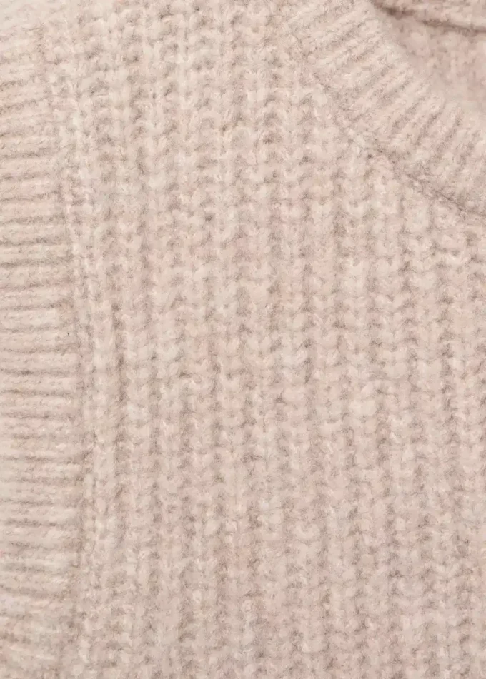 Gerippte Strickweste Gerippte Strickweste
