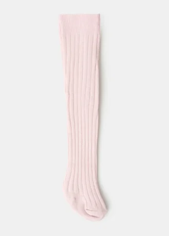 Gerippte Strumpfhose
