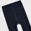 Gerippte Strumpfhose