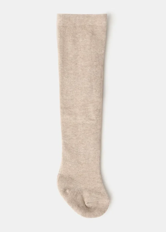 Gerippte Strumpfhose
