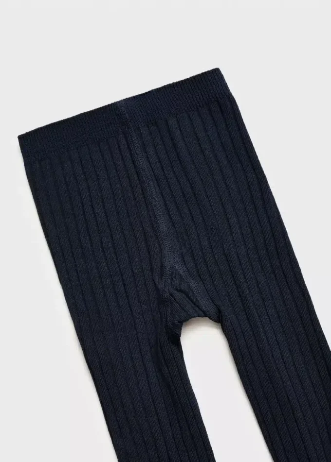 Gerippte Strumpfhose