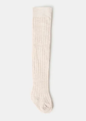 Gerippte Strumpfhose